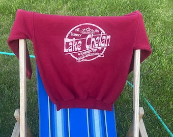 Youth Lake Chelan sweatshirt Vintage! Size 8