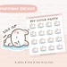 Bunny Cry Printable Planner Sticker/ Crying Planner Sticker/ Sad Printable Planner Sticker/ Despair Sticker/ Down Emoji Printable/ Depressed