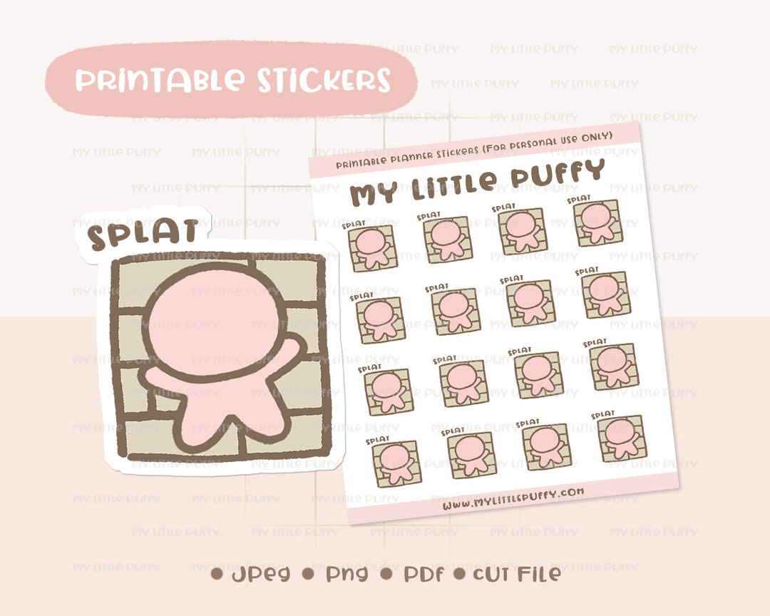 Cute Shitty Day Printable Planner Sticker/ Shitty Day Planner Sticker ...