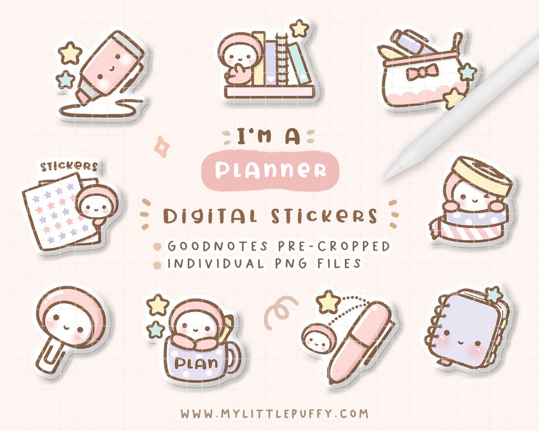 I'm a Planner- Digital Planner Stickers for Goodnotes Planner/ Planning ...