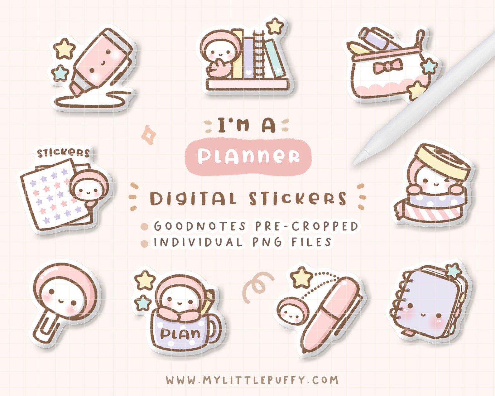 I'm a Planner- Digital Planner Stickers for Goodnotes Planner/ Planning ...