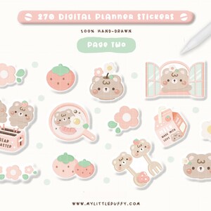 Cute Digital Planner Stickers for Goodnotes Planner/ Goodnotes Digital ...