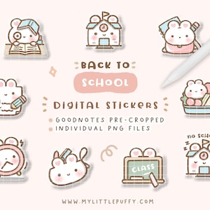 School Digital Planner Stickers for GoodNotes Planner/ School GoodNotes Stickers/ Student Digital Planner Stickers/ Study Digital Stickers