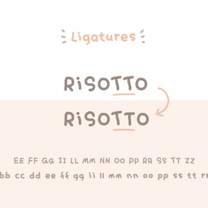 Cute Font/ Fun Handwritten Font/ Cute Handwriting Font/ Fun Font/ Meringue Cookies Font/ Planner Font/ GoodNotes Font/ Font Download TTF OTF image 4