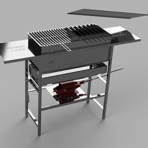 Mangal Grill Construction Instructions. Step-by-step instructions for building a classic Mangal Grill. Includes DXF file for laser cutting the components.