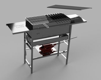 Mangal Grill Bauanleitung. Schritt für Schritt Bauanleitung zum Bau eines klassischen Mangal Grill. inkl. DXF Datei zum Lasern der Bauteile