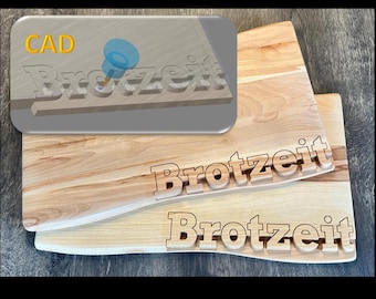Servierbrett Brotzeit, Bauanleitung, Fusion Datei, .f3d, .stl, .dxf CAD Datei zum Download