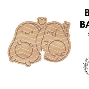Reusable Wooden Bread Clip SVG | Laser Cut Bag Clip File | Eco Friendly Bread Tag | Sustainable Kitchen | Bread Bag Closure