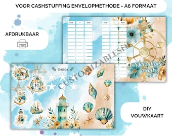 Desafio de cartão dobrável, economia de cartão dobrável, desafio de economia de cartão dobrável para enchimento de dinheiro, fichário de orçamento a6, download digital, orçamento, jogo