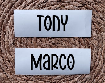 Sticker with name | Name sticker | Vinyl| Various sizes | Personalized Stickers | Name or text | Own design sticker | Decal