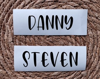 Sticker with name | Vinyl | Personalized stickers | Own name or text | Custom design sticker | Name sticker | Various sizes