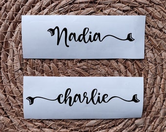 Sticker with name | Name sticker | Vinyl| Sticker | Personalized Stickers | Name or text | Own design sticker | mermaid | Mermaid