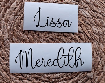 Sticker with name | Name sticker | Vinyl| Sticker | Personalized Stickers | Name or text | Own design sticker | Decal