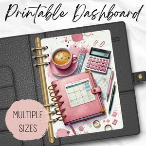 Planner Dashboard Printable, Planner Printable, Happy Planner Dashboard, Multiple Size, Planner Dashboard, Printable personal budget binder
