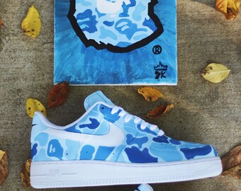 blue bape af1