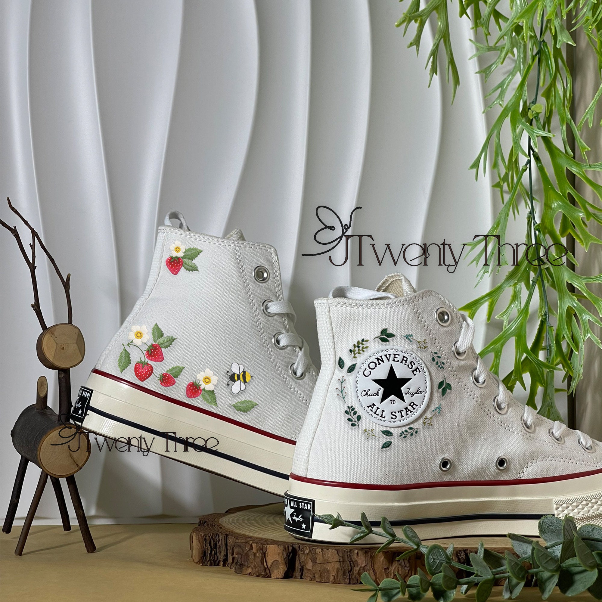 Honey & Bee High Top Converse  Custom Bee Converse – With love, Paint