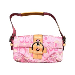 COACH Rare Pink Optic Y2K Soho Baguette - Etsy