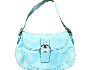 バッグ 1923 Coach Soho Hobo Shoulder Blue COACH OUTLET Soho Bag shoulder bag Upcycle Repurpose Denim