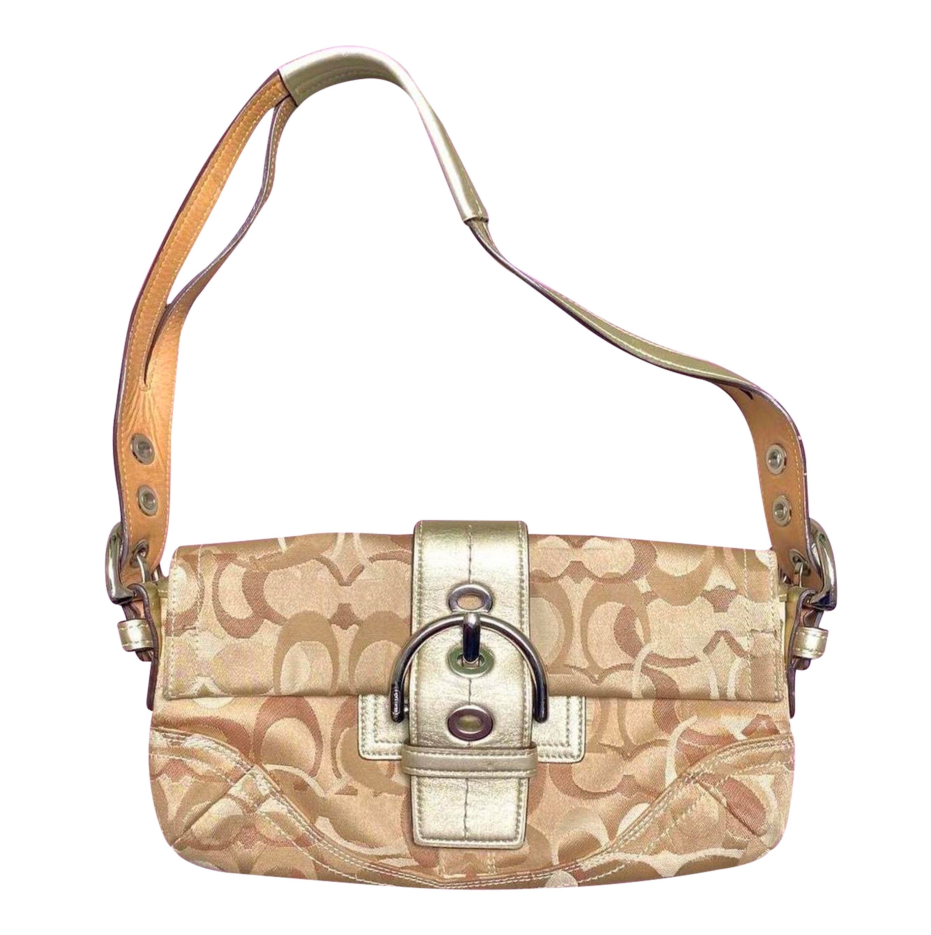 COACH Gold Optic Y2K Soho Baguette - Etsy COACH Gold Optic Y2K Soho Baguette - Etsy