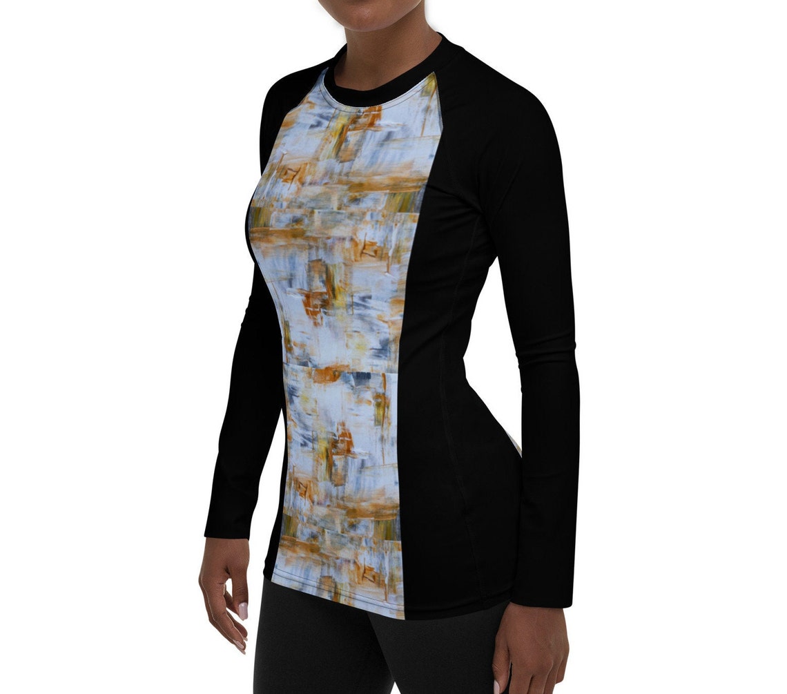 Slimming Collection Rash Guards Golden Rash Guard Classic Etsy