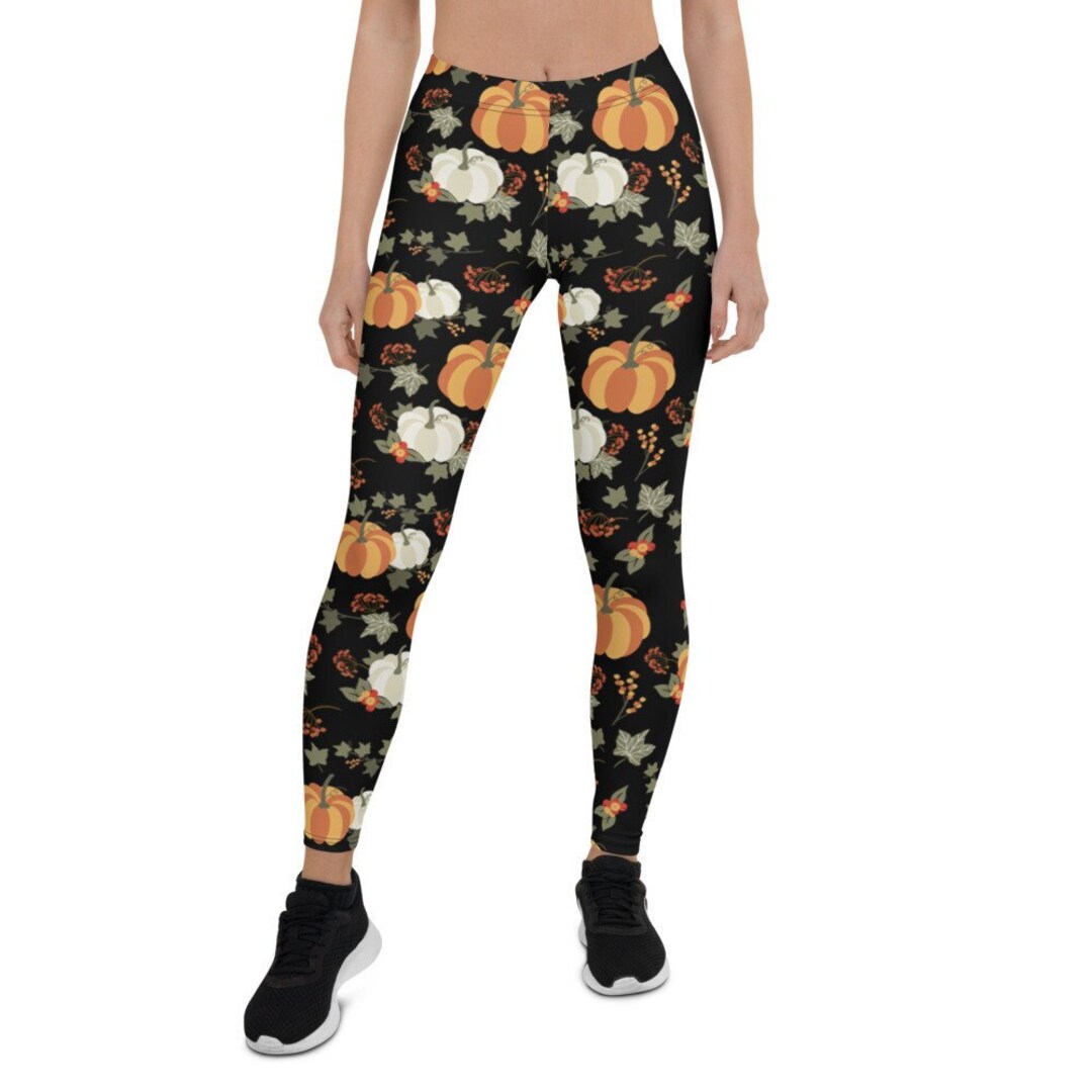 Leggings, Pumpkin Leggings, Fall Leggings, Fall Apparel, Fall Clothes ...