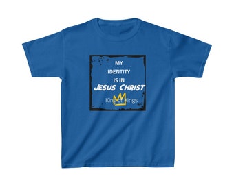 Children's Christian Shirts, youth shirts, Youth Christian Shirts, Faith based clothing, Children's Faith based shirts,Kids Heavy Cotton Tee