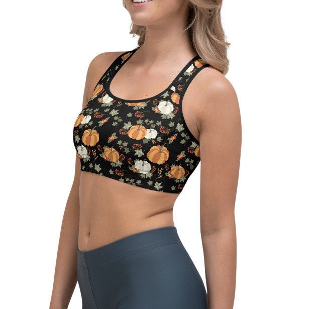 Sports bra, fall sports bra, cute sports bra, pattern sports bras sold by  Thien, SKU 232783