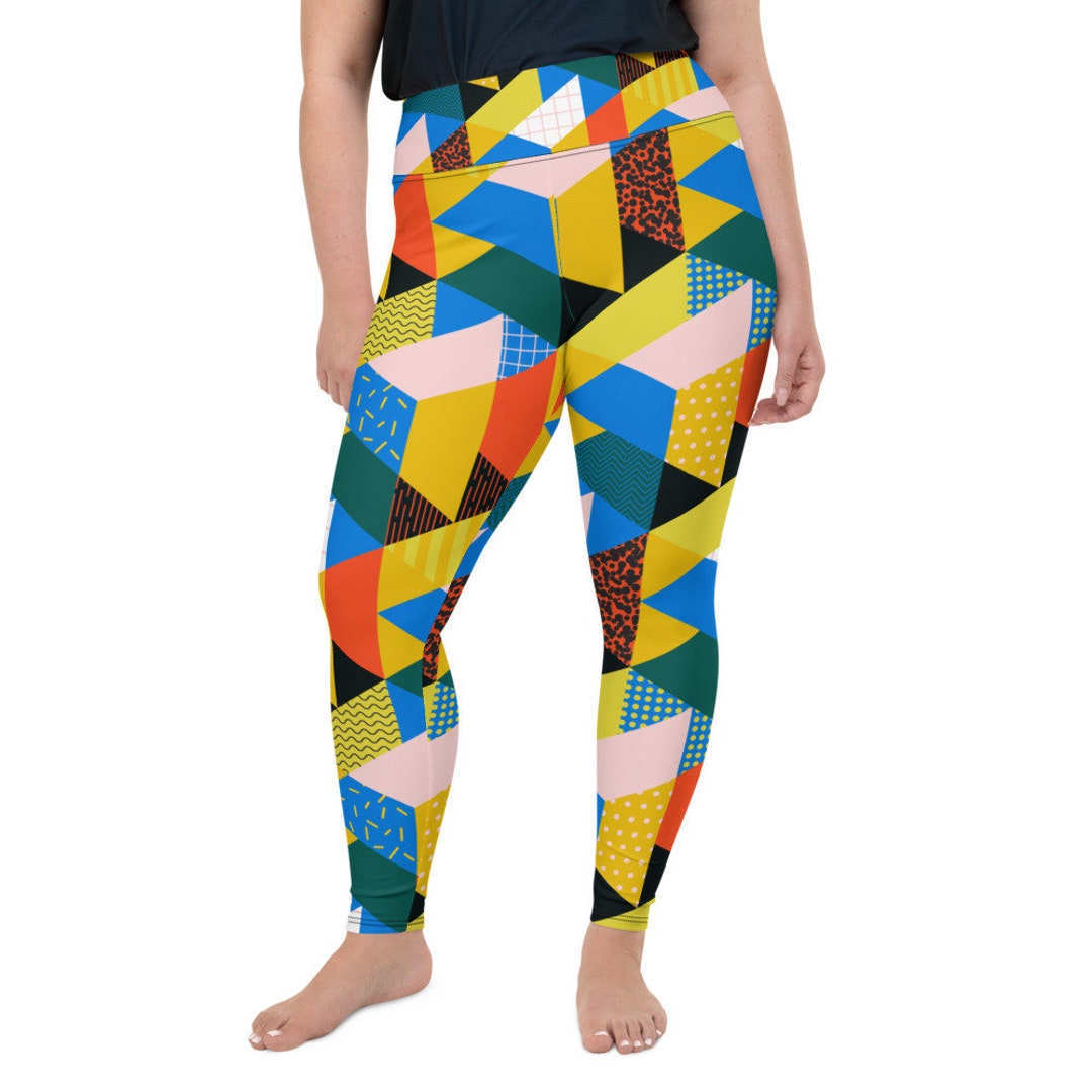 Plus Size Leggings, Bright Color Leggings, Plus Sized Leggings, 2xl