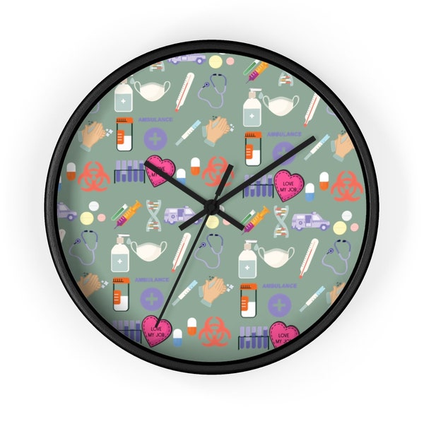 Nurse Wall Clock Etsy
