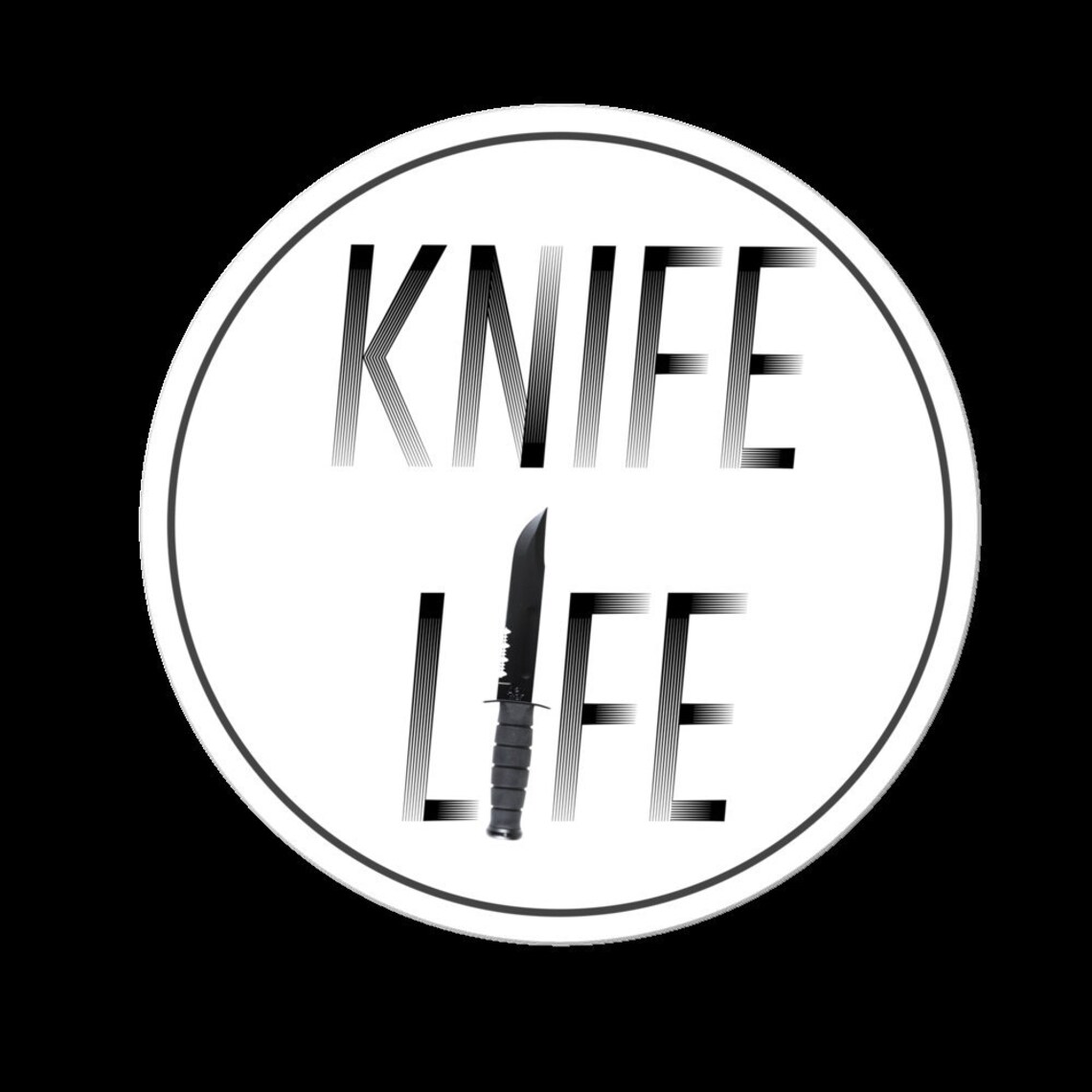 Knife Life Sticker. Love Knives Sticker. Knife Collector Etsy