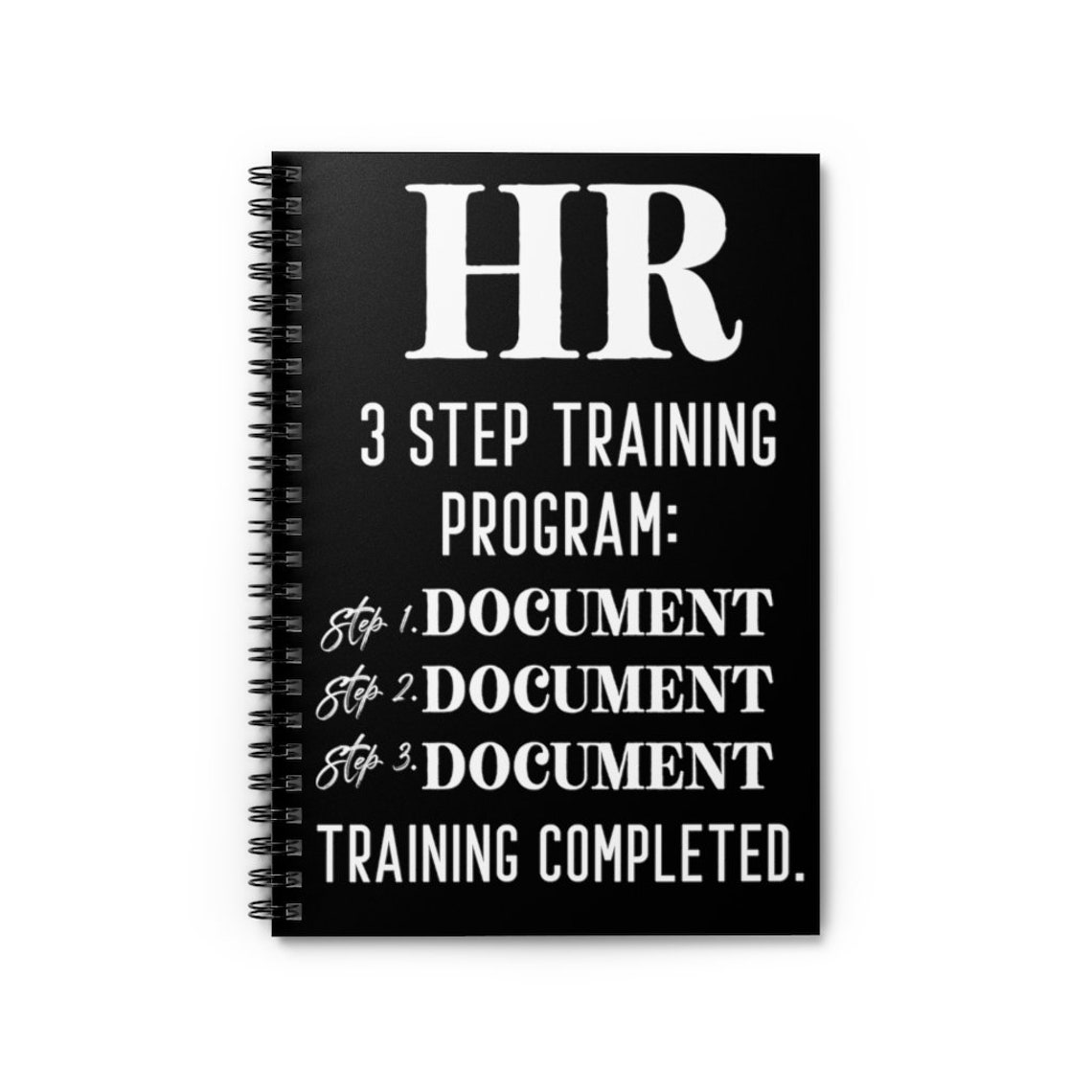 HR Training Notebook, HR Gift, Human Resources Gift, Notebook, Human ...
