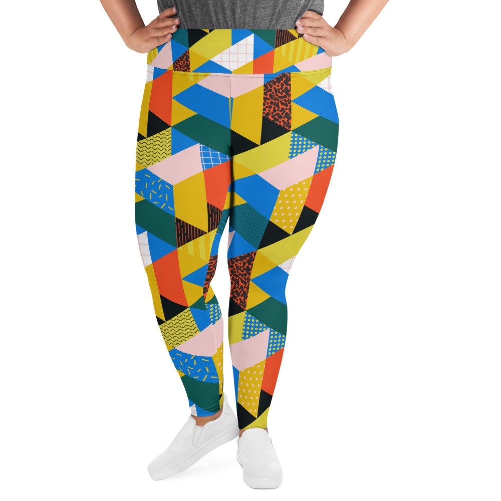 Plus Size Leggings, Bright Color Leggings, Plus Sized Leggings, 2xl ...