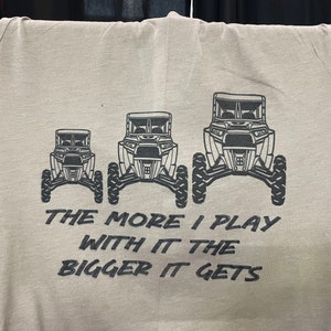 The More I Play SXS Sublimation Shirt