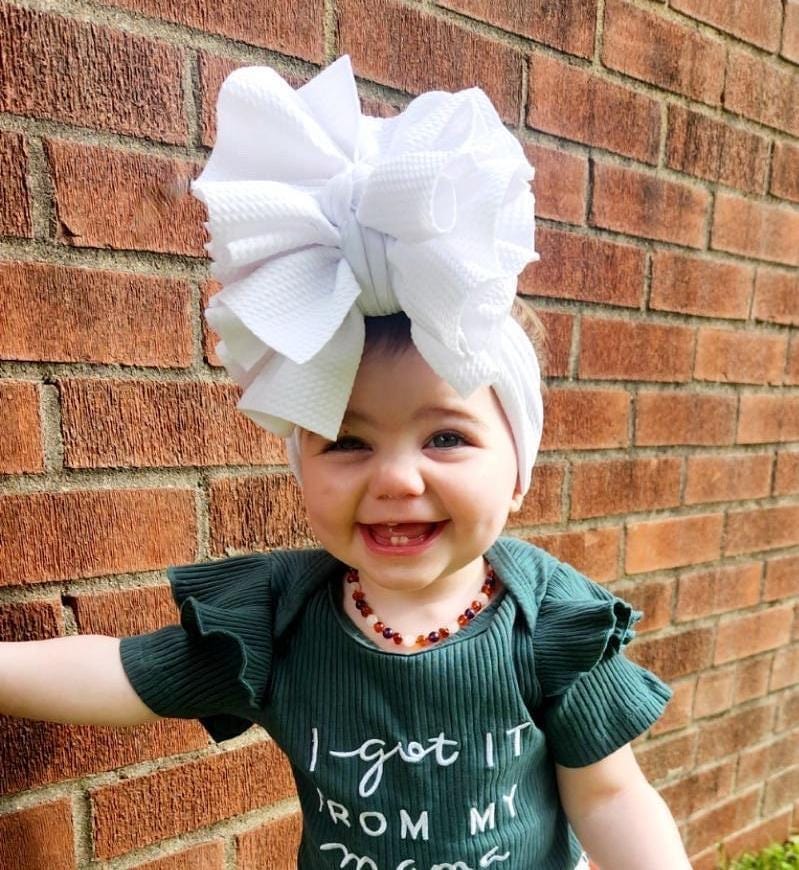 Giant Bow Newborn Big Bows Big Bow Infant Head Wrap Bows Giant