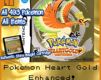 Pokemon Heart Gold Etsy