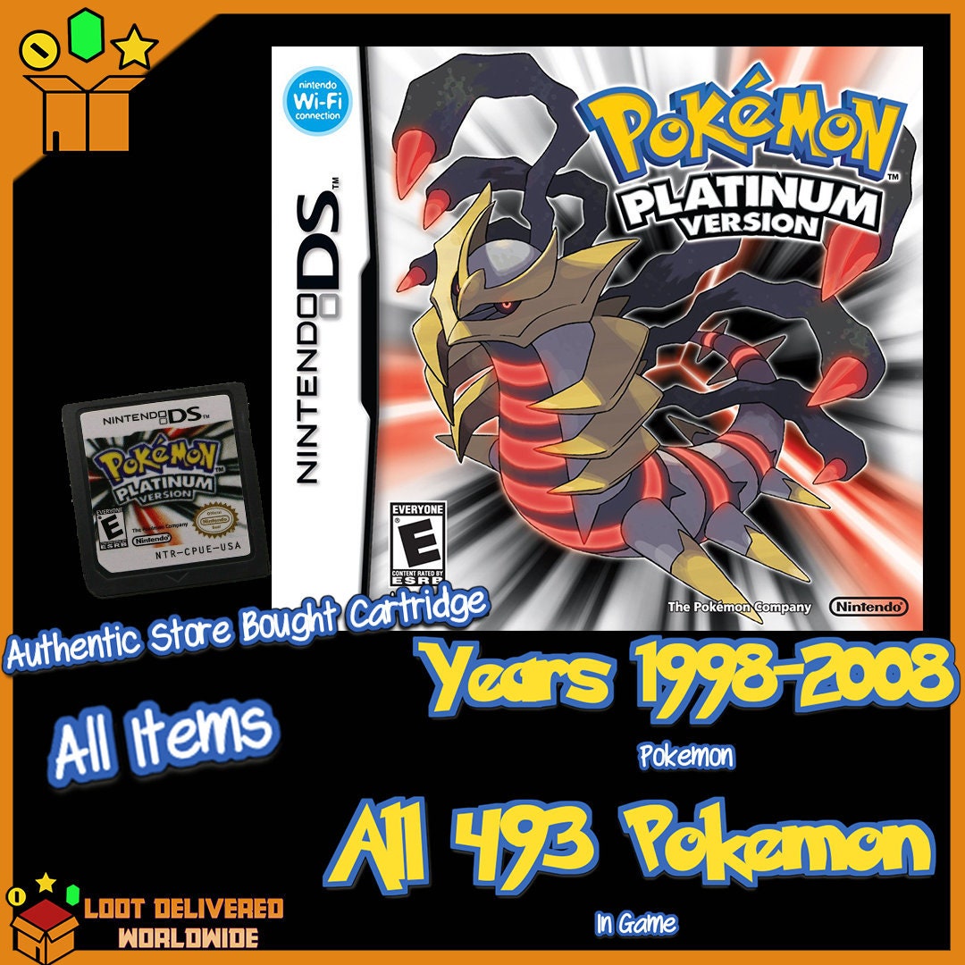 Pokémon Platinum All 493 Pokemon Complete Shiny or Nonshiny - Etsy Hong Kong