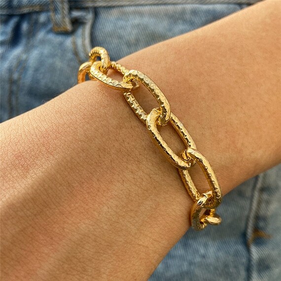 Golden Chain Bracelet for Women Etsy Australia