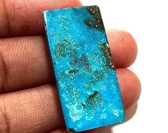 Smooth Polish Fine Quality Turquoise Pendant Gemstone For Jewelry Making 30x19x12 MM Nacozari Turquoise Cabochon,Turquoise Healing Gemstone