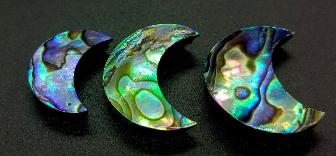 Natural Abalone Pearl Gemstone 22 Cts Abalone Pearl For Making Etsy