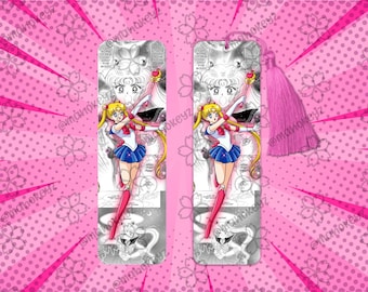 Manga Character Bookmark, Laminated FanartThemed Bookmark / Anime Bookmark
