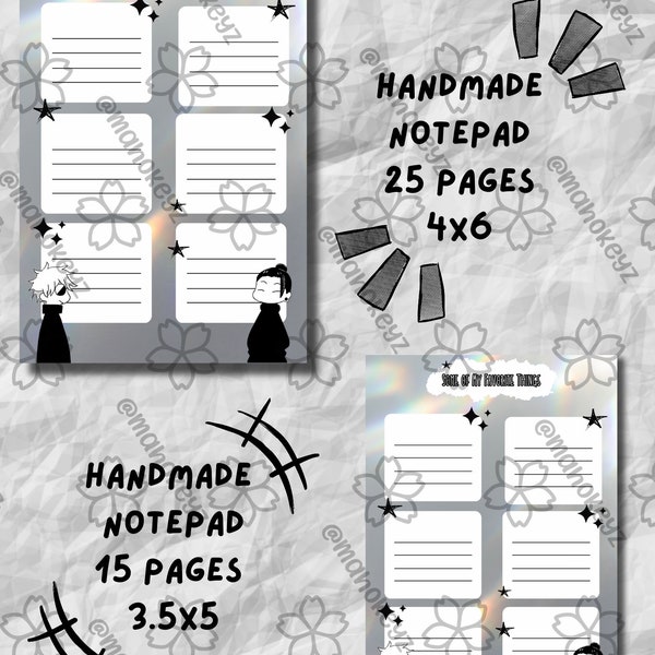 Handmade Notepad - Etsy