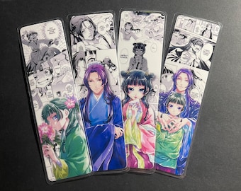 Manga Fanart Bookmark, Anime Character, Laminated