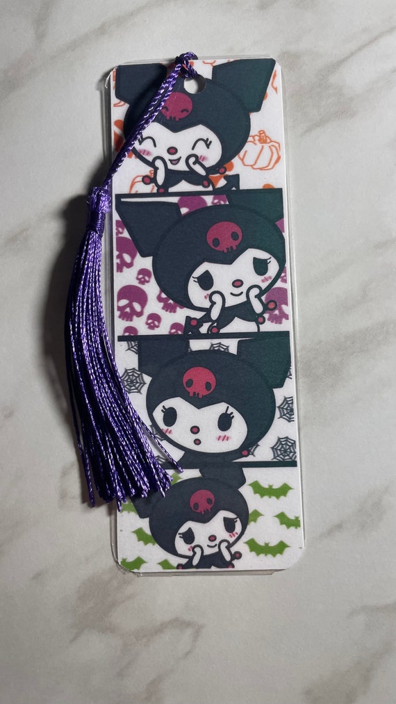 Sanrio Inspired Bookmark I Kuromi Bookmark I Stationery Etsy