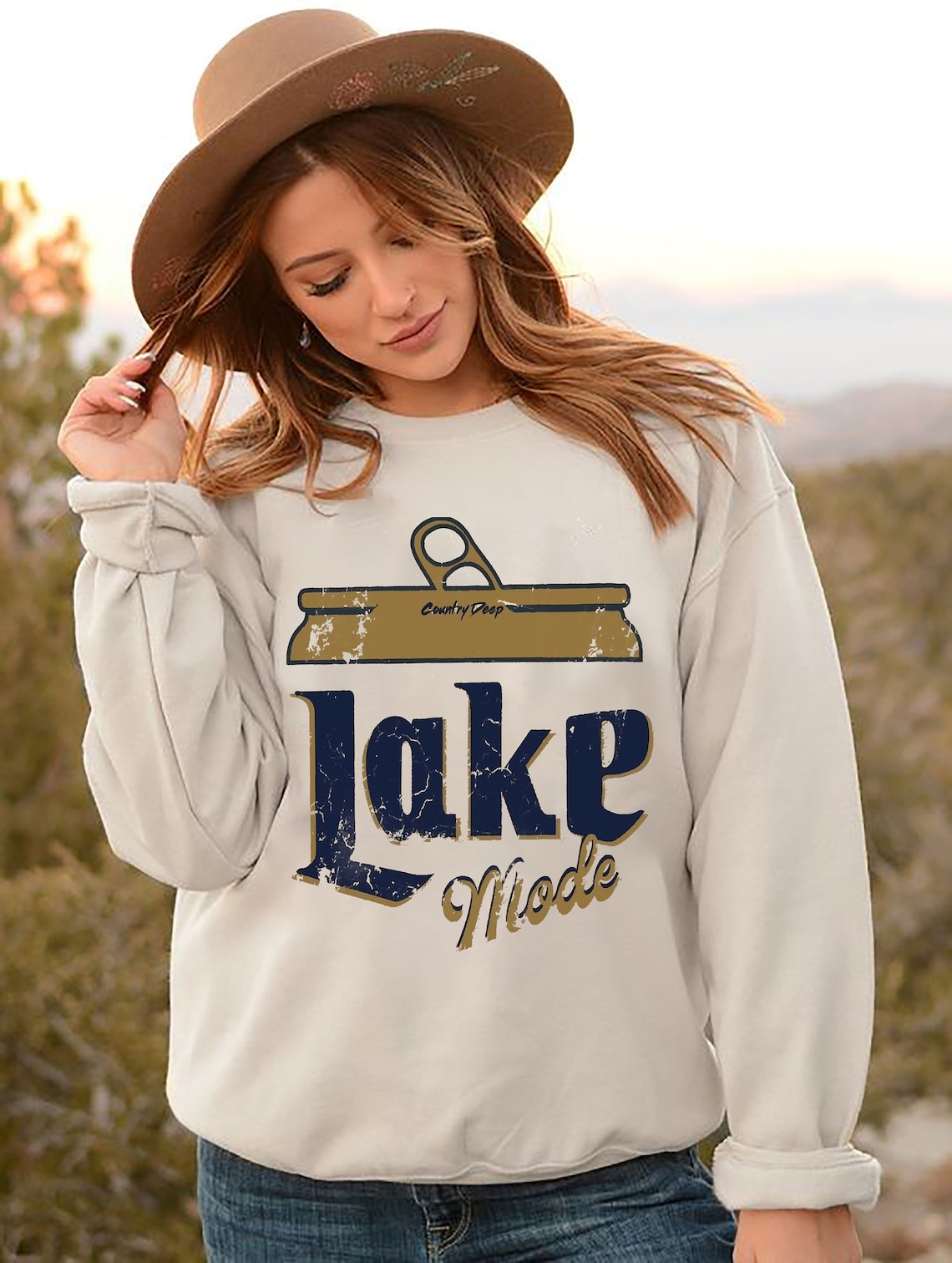 lake mode miller lite sweatshirt