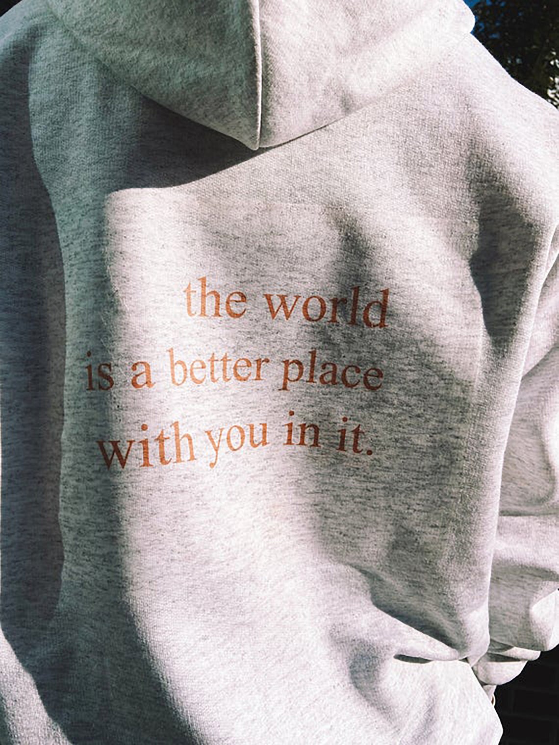 The World is a Better Place with you in it Pullover Hoodie | Etsy