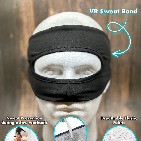 Meta Quest 2 3 Oculus Accessories VR Glasses Eye Mask Cover Breathable Sweat Band Virtual Reality Headset For Quest 2 HTC Vive PSVR