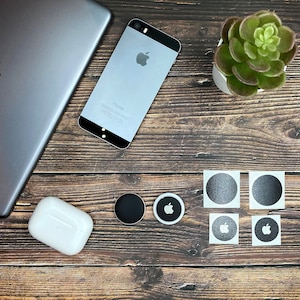 Apple AirTag Matte Black Pink Purple Brown Green Red Color Decal Skin Set - 4 Pack Free Shipping