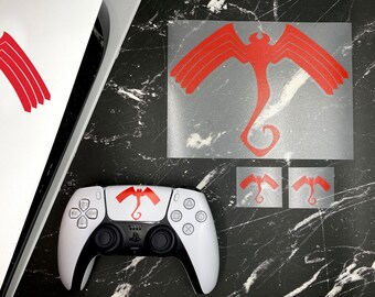 PS5 - Knull Dragon Spiderman Venom Carnage Sony Playstation Marvel Decal Set Free Shipping