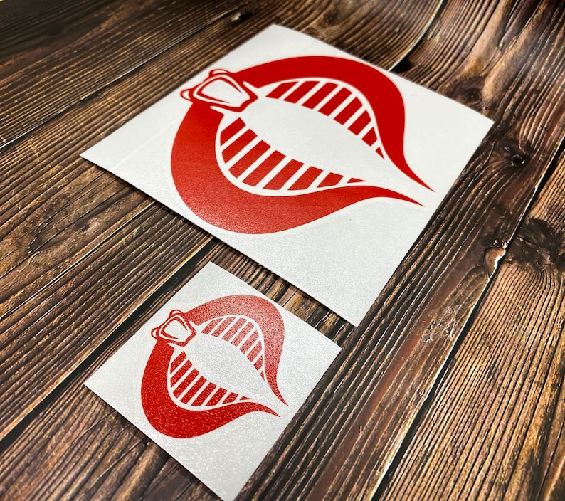 Cobra Command Kai GI Joe Decal Sticker for Car, Laptop, Window, Bottles ...