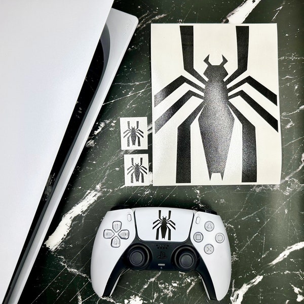 PS5 PS4 - Anti Venom Spiderman Spider-Man Sony Playstation Marvel Decal Set Free Shipping